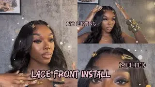 How I Install My Lace Front | Beginner Friendly, Melted & Natural