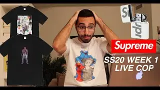 SUPREME SS20 WEEK 1 LIVE COP (TUPAC TEE, ZIPPO, AND MORE)