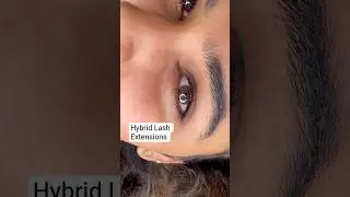 Lash extensions Hybrid Style Natural Look #hybridlashextensions #lashextension #eyelashextension