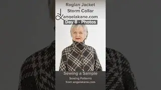 Sample Make Day 8 - Raglan Sleeve Jacket is Finished  #fashion #fashiondesigner #sewingpatterns