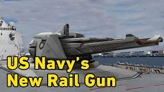 US Navy shows real Rail Gun for the first time