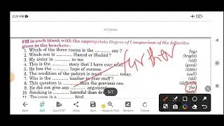 syntax Exercise 7B