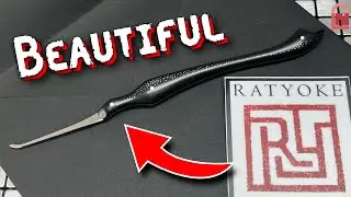 Ratyoke Custom Lock Pick - Ebony and Silver