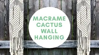 DIY: Macrame Cactus Wall Hanging