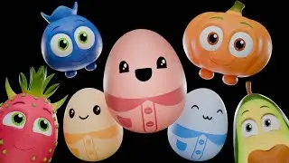 Humpty Dumpty et ses Amis font de la Balançoire ! 🥚 Fête des Fruits