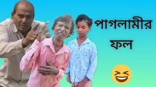 পাগলামির ফল।। Pagalamir faal।। bishur funny video।। comedy Video।।@nadiagramintv 