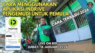 CARA MENGGUNAKAN APLIKASI INDRIVE PENGEMUDI MENERIMA ORDER DAN MENYELESAIKANNYA|Ojek Online Bandung
