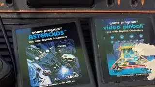 Retro Replay #4 &ndash; Asteroids, Video Pinball & Defender | Classic Atari 2600 Gameplay #asteroids