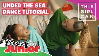 The Little Mermaid | &lsquo;Under The Sea&rsquo; Dance Tutorial 🧜&zwj;♀️ | @disneykids x This Girl Can