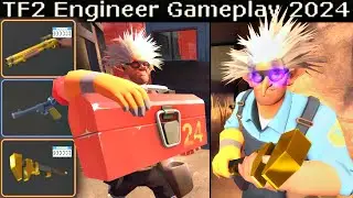 Einstein Plays Engineer🔸Team Fortress 2 Gameplay (2024)