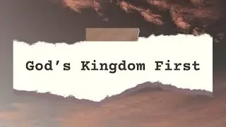 1/11/26 | Sabbath | God's Kingdom First | Andrew Bates