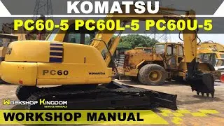 KOMATSU PC60-5 PC60L-5 PC60U-5 Workshop Service Repair Manual - English - PDF Download