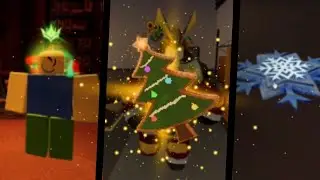 Roblox Evade Winter Holidays Event Showcase (EMOTES + ALL SKINS)