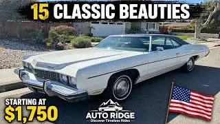 15 Vintage Cars from $1,750–$15,500