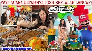 SUPRISE BERHASIL!😍THANK GOD!SUPER MARIO BIRTHDAY PARTY NYA JOSHUA BERJALAN LANCAR| NASKUN