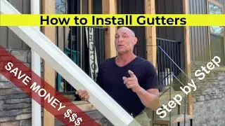 Gutters 101 DIY - Rain Gutter Installation - How to Install Plastic Gutters
