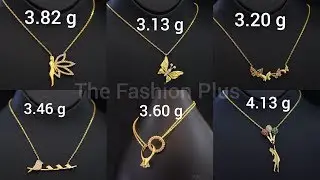 Light Weight Gold Chain Pendant Designs