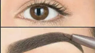 تطبيق الحواجب بطريقه سهله للمبتدئين ❤ Brow application in an easy way for beginners