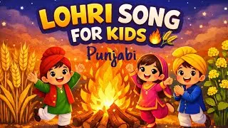 Lohri Festival Song for Children | Punjabi Kids Song | Lohri 2026
