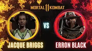 Mortal Kombat 11 - Jacque Briggs vs Erron Black (Very Hard)