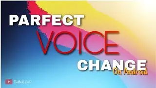 BEST VOICE CHANGER APPLICATION ON ANDROID I LOVED😍
