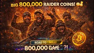 800K CLUB! WE RAIDED HARD AND STACKED EVEN HARDER | Road to 1 Milli Raider Coins!