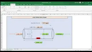 Steam Line Sizing Using MS Excel