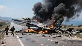 Today! Russian anti-aircraft missiles shot down 300 US F-16 fighter jets as they entered Ukraine.