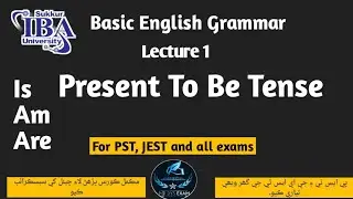 Present to be tense|| Basic English grammar|| For PST JEST and all exams