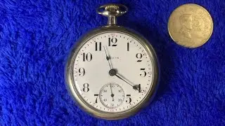 Elgin Pocket Watch Movement / Antique / 1915 / 7 Jewels / 18 size