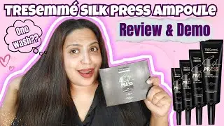 TRESemmé Silk Press Ampoule || Honest and Brutal Review || Does it work??