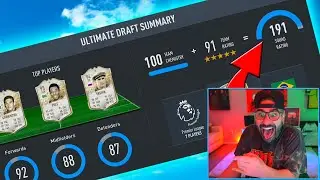 OMG INSANE 191 FUT DRAFT!! HIGHEST RATED DRAFT IN FIFA 22