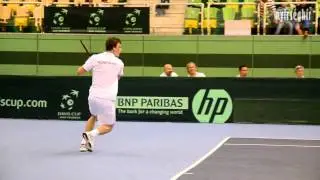 Fucsovis Márton - Ernests Gulbis - Davis kupa 2012, Nyíregyháza