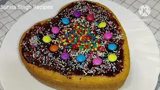 Eggless Vanilla Sponge Cake Without Oven Cream Butter | Easy Vanilla Sponge Cake #egglessvanillacake