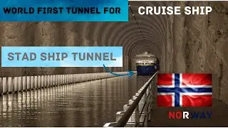 World's First Tunnel for Cruise Ships || Norway Stad Ship Tunnel || TOP SIX ||