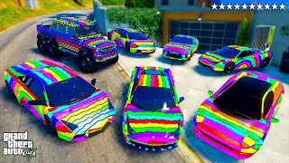 GTA 5 - Stealing LUXURY Modified Super Cars With Franklin | (Real Life Cars #179)
