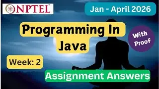 NPTEL Programming In Java Week 2 Assignment Answers With Explanation  | Jan&ndash;Apr 2026