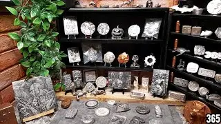 HUGE POURED SILVER COLLECTION
