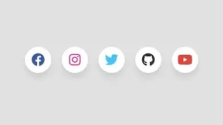 Social Media Icons Hover Effect using HTML _ CSS   Icons