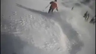 snowcat skiing helmetcam footage in Selkirk Mountains