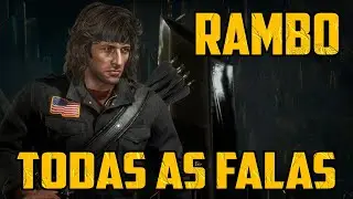 TODAS AS FALAS DO RAMBO - MORTAL KOMBAT 11
