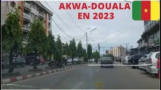 AKWA EN 2023, LE SECTEUR DU BUSINESS A #douala #centreville #citytour #drive #road #viral #cameroun