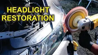 Headlight Restoration and Protecting it with Paint Protection Film - PPF-Fast Clean Mobile Detailing