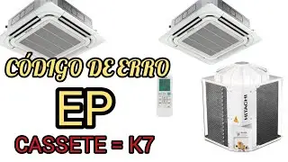 CODIGO DE ERRO EP AR CONDICIONADO PISO K7 OU CASSET SPLIT , PHILCO, CARRIER, SPRINGER MIDEA GREE