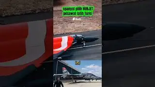 Spanyol pilih HURJET turki #pesawattempur #pesawat #military