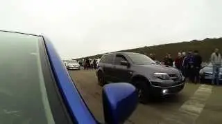 EVO X MHI TF06-18K vs Outlander Turbo GTX3076R [Roll On]