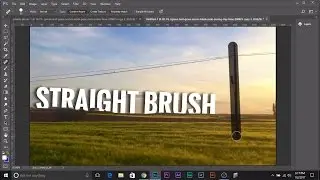 Draw Straight Line with Any Brush in Photoshop