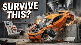 Finding The BEST Survivor: 4 Cars vs. 3 DEADLY BeamNG drive Challenges!