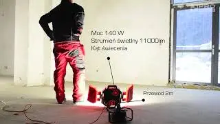 Reflektor LED SKLADANY IP54 80W+2x30W PRO FACHMAYER [PRO-LD620]