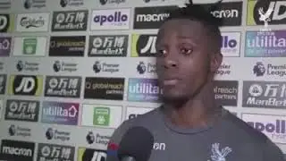 Wilfried Zaha and chill !  Funny / hilarious Interview / video